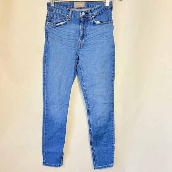 Everlane Women's High-Rise Jeans Blue Denim‎ Size 27 - Picture 1 of 11